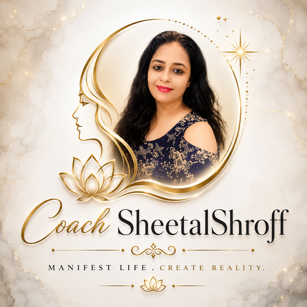 Coach Sheetal Shroff in meditation